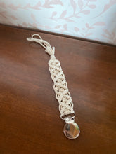 Load image into Gallery viewer, Macrame Pacifier Clip - Lilac + Mae