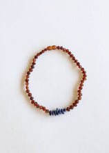 Load image into Gallery viewer, Amber Teething Necklace - Lilac + Mae