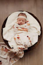 Load image into Gallery viewer, Vintage Kids Swaddle - Lilac + Mae