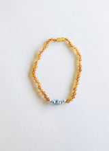 Load image into Gallery viewer, Amber Teething Necklace - Lilac + Mae